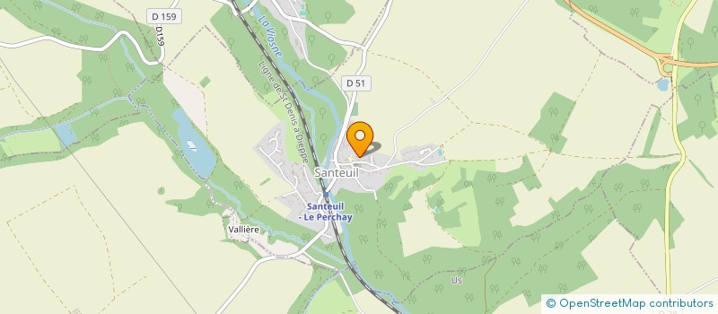 localisation de l'entreprise S.C.I. REMISES à SANTEUIL