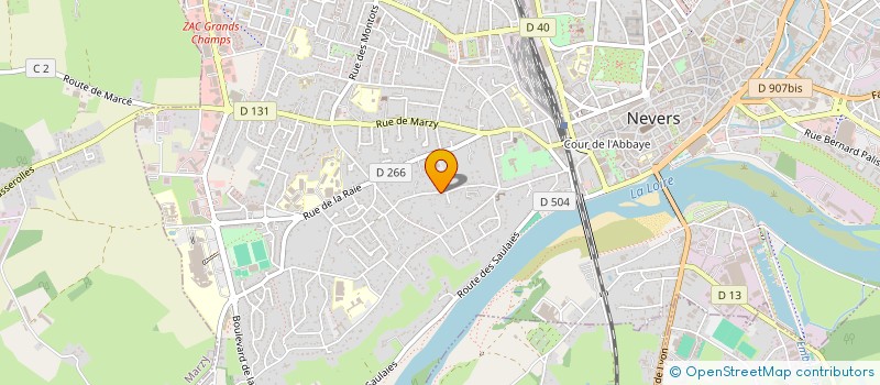 localisation de l'entreprise S.C.I. REMONT à NEVERS