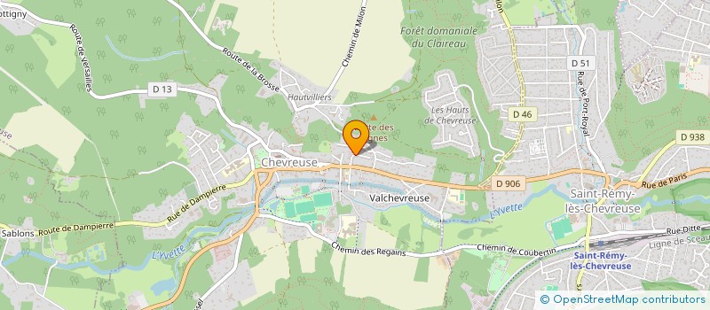 localisation de l'entreprise S.C.I. RES LA MADELEINE  CHEVREUSE