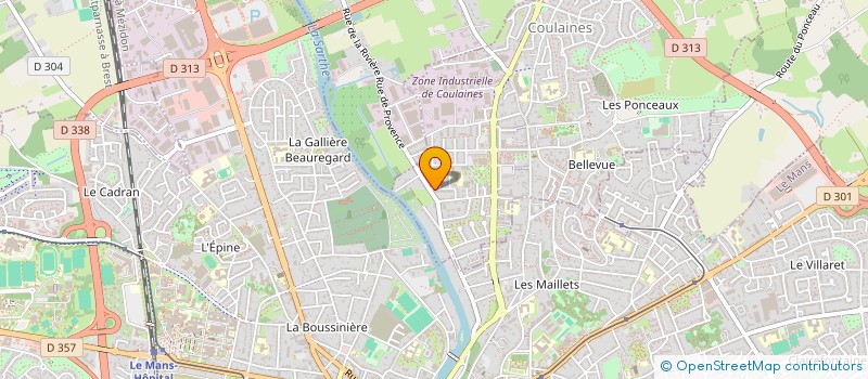 localisation de l'entreprise S.C.I RIO  COULAINES