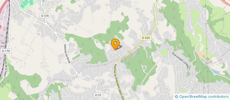 localisation de l'entreprise S.C.I RLSG  USSAC