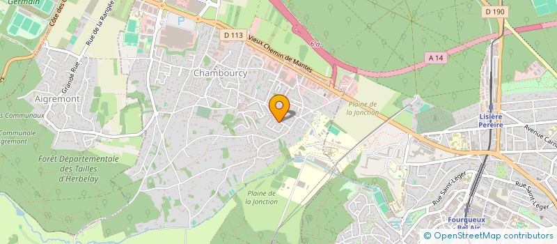 localisation de l'entreprise S.C.I RMMA  CHAMBOURCY