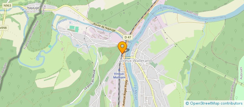 localisation de l'entreprise S.C.I RN ET MES FILLES  VIREUX-MOLHAIN