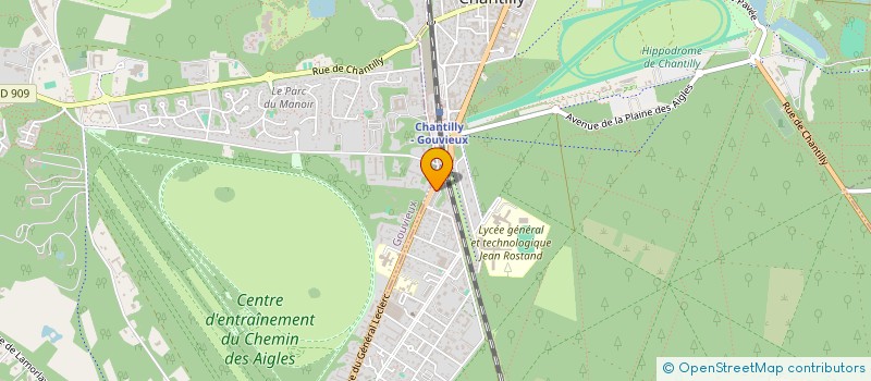 localisation de l'entreprise S.C.I. ROC'H AR OUEN  CHANTILLY