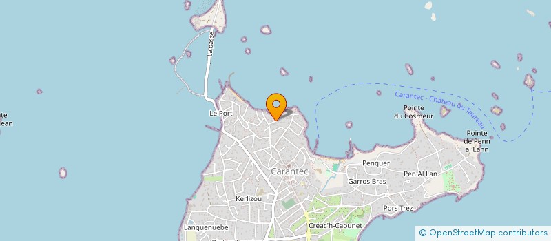 localisation de l'entreprise S.C.I. ROCH AR BRINI  CARANTEC