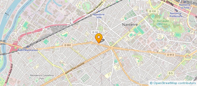 localisation de l'entreprise S.C.I. ROMY  NANTERRE