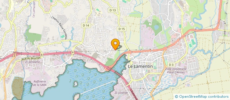 localisation de l'entreprise S.C.I.RONA972 à LE LAMENTIN