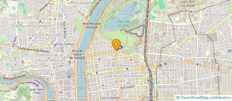 localisation de l'entreprise S.C.I. ROOSEVELT 2018  LYON