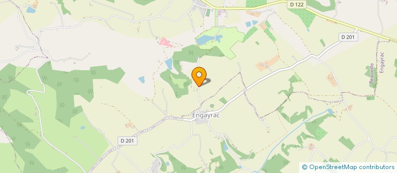 localisation de l'entreprise S.C.I. ROQUEBAYNE  BEAUVILLE