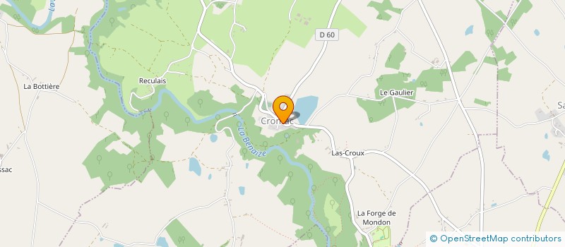localisation de l'entreprise S.C.I. ROQUEBOURG à CROMAC