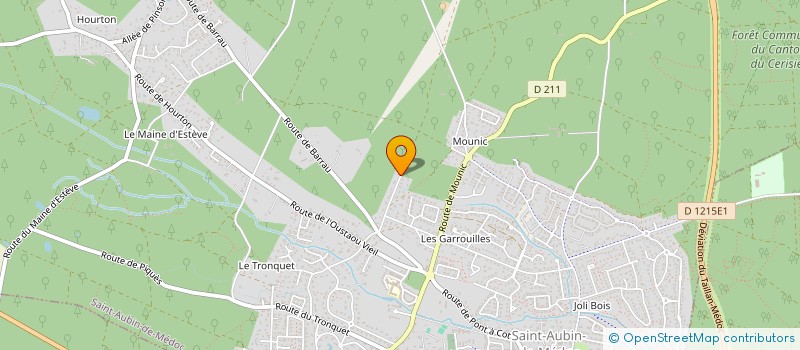 localisation de l'entreprise S.C.I ROSA ET FILS  SAINT-AUBIN-DE-MEDOC