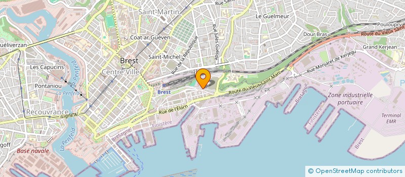 localisation de l'entreprise S.C.I. ROSO  BREST