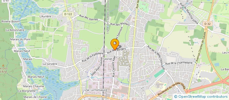 localisation de l'entreprise S.C.I ROUTE DES SABLES à LES SABLES D'OLONNE