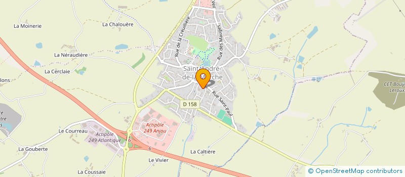 localisation de l'entreprise S.C.I. ROUXEL à SEVREMOINE