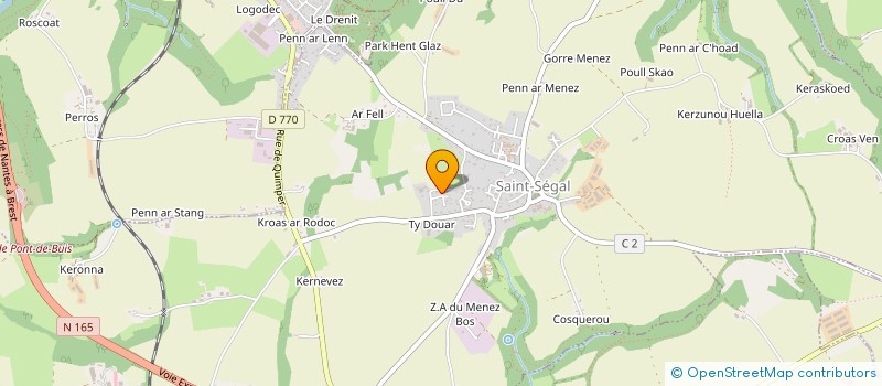 localisation de l'entreprise S.C.I. RSB  SAINT-SEGAL