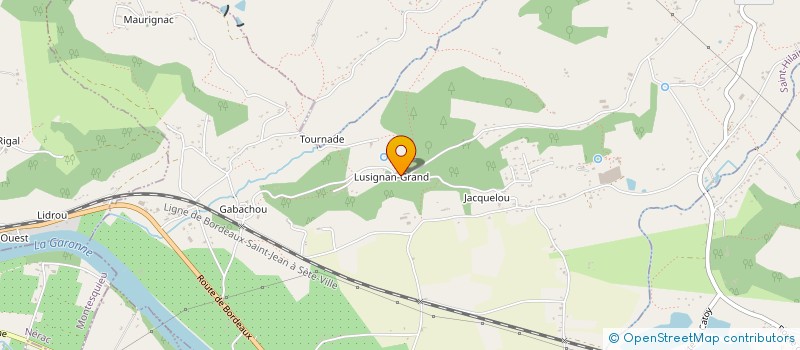 localisation de l'entreprise S.C.I. RUE DE CREVECOEUR  COLAYRAC-SAINT-CIRQ