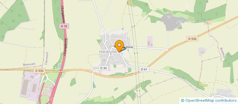 localisation de l'entreprise S.C.I  S.E.M  HARDIVILLERS