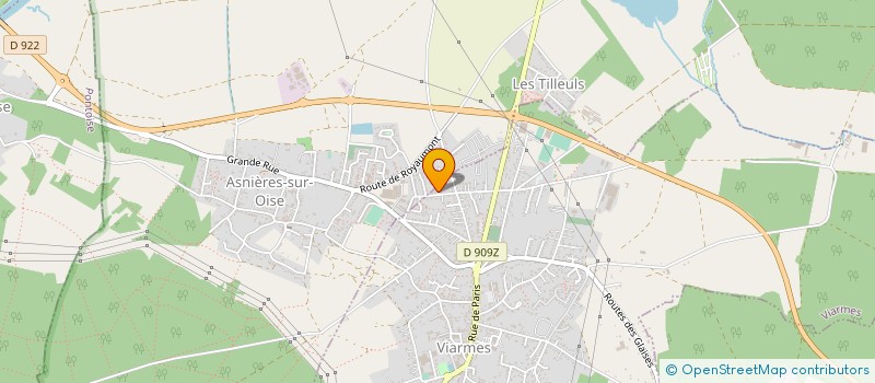 localisation de l'entreprise S.C.I. S.G.J.  VIARMES