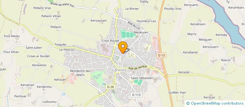 localisation de l'entreprise S.C.I. S.I.P.  LANDEDA