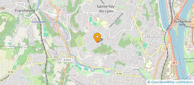 localisation de l'entreprise S.C.I S.J.D.S  SAINTE-FOY-LES-LYON