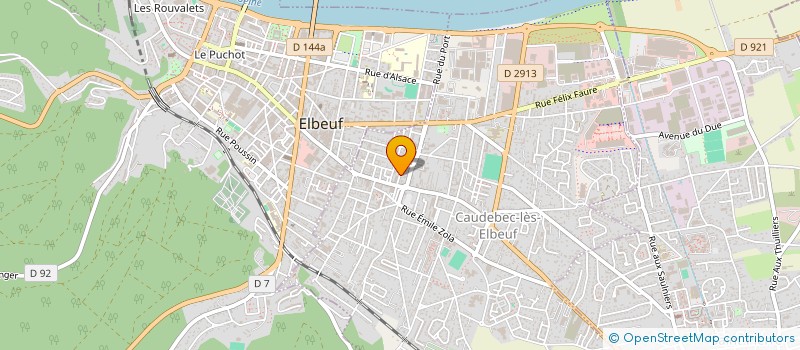 localisation de l'entreprise S.C.I SA&LAH  CAUDEBEC-LES-ELBEUF