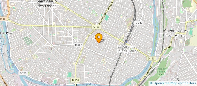 localisation de l'entreprise S.C.I. SACHA-ALEXANDRA à SAINT-MAUR-DES-FOSSES