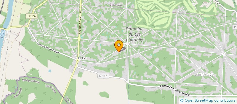 localisation de l'entreprise S.C.I. SAGER  LAMORLAYE