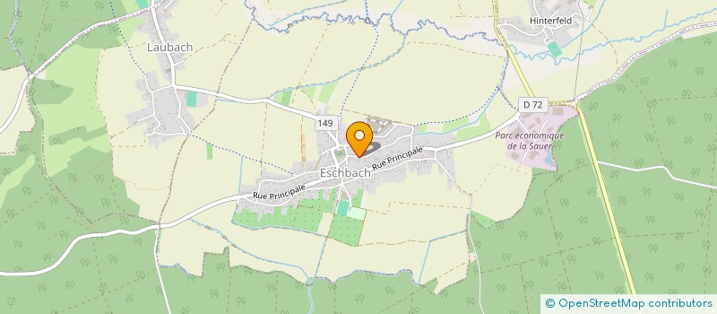 localisation de l'entreprise S.C.I. SAHY 2  ESCHBACH