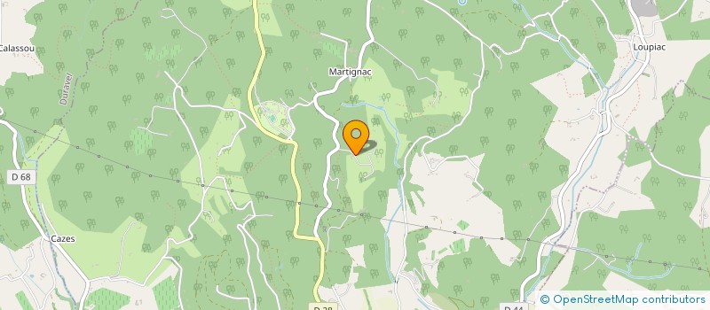 localisation de l'entreprise S.C.I. SAINT-GERY  MONTCABRIER