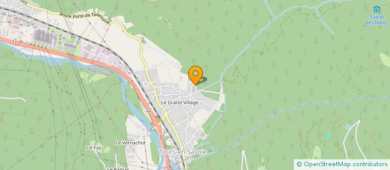 localisation de l'entreprise S.C.I. SAINT MAURICE  TOURS-EN-SAVOIE