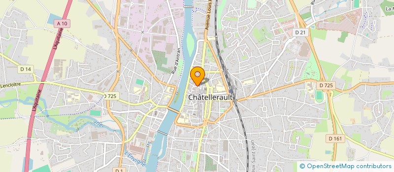 localisation de l'entreprise S.C.I. SAINT ROMAIN  CHATELLERAULT