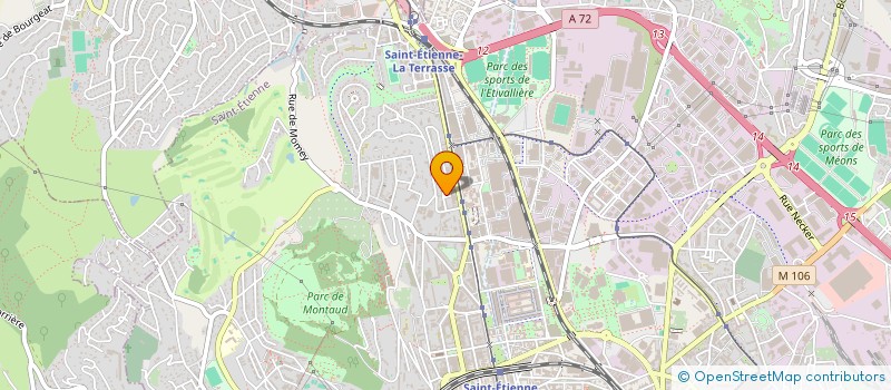 localisation de l'entreprise S.C.I. SAINTE GENEVIEVE  SAINT-ETIENNE