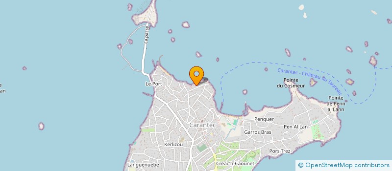 localisation de l'entreprise S.C.I. SAKURA  CARANTEC