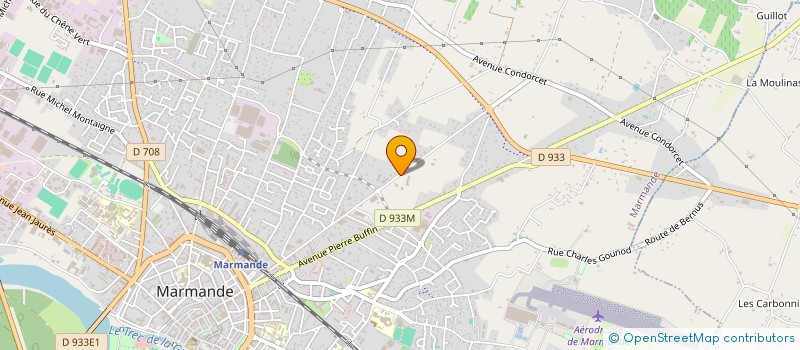 localisation de l'entreprise S.C.I. SALAUN  MARMANDE