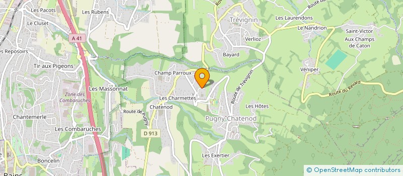 localisation de l'entreprise S.C.I. SAMADHI  PUGNY-CHATENOD