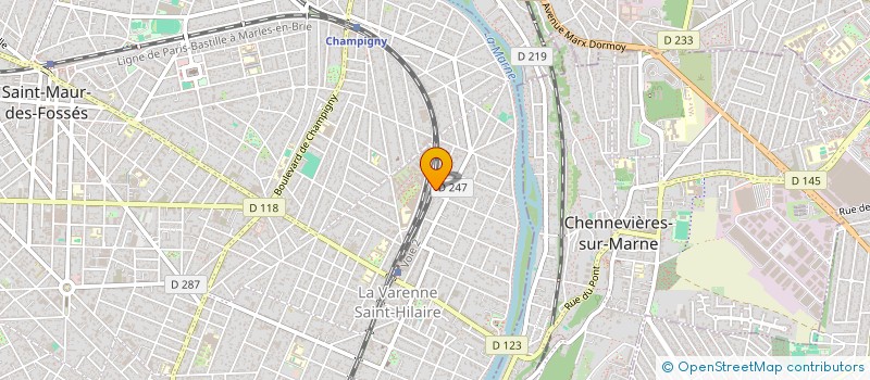 localisation de l'entreprise S.C.I. SAMARDI LVSH à SAINT-MAUR-DES-FOSSES