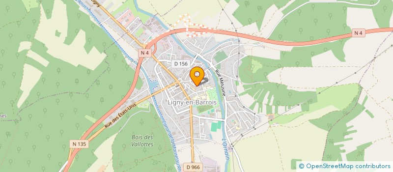 localisation de l'entreprise S.C.I. SAMAST à LIGNY-EN-BARROIS