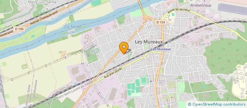localisation de l'entreprise S.C.I. SAMIRIM à LES MUREAUX