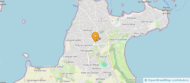 localisation de l'entreprise S.C.I. SAMISA  CARANTEC