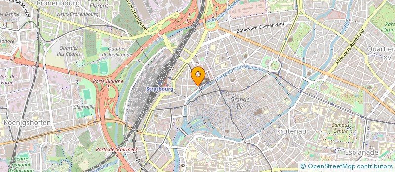 localisation de l'entreprise S.C.I. SAMUT  STRASBOURG