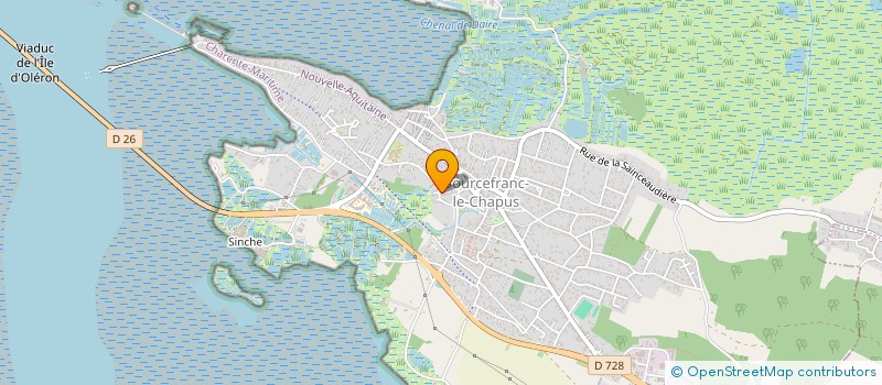 localisation de l'entreprise S.C.I. SANTE VITALITE PREVENTION  BOURCEFRANC-LE-CHAPUS