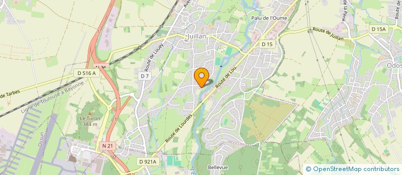 localisation de l'entreprise S.C.I SARRASSOT  JUILLAN