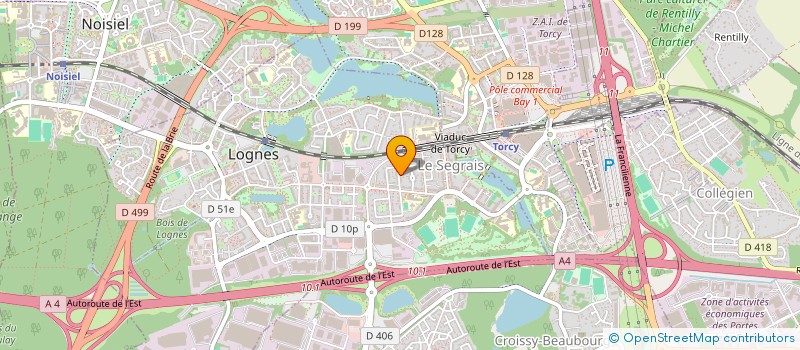 localisation de l'entreprise S.C.I SAULETO à LOGNES