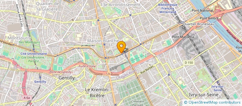 localisation de l'entreprise S.C.I. SAYAVONG  PARIS