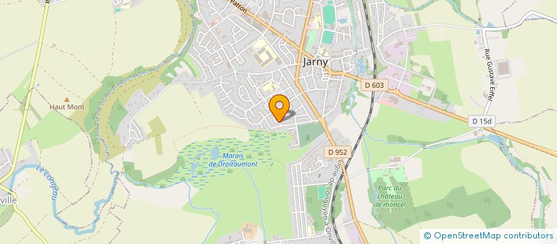 localisation de l'entreprise S.C.I SBVL  JARNY