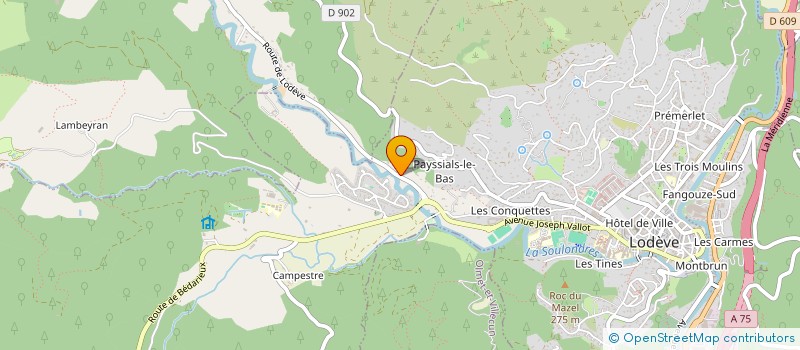 localisation de l'entreprise S.C.I SC  LODEVE