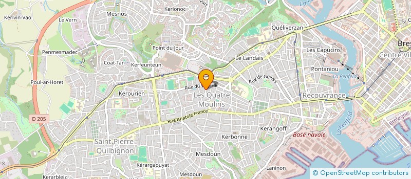 localisation de l'entreprise S.C.I. SCHOELCHER  BREST