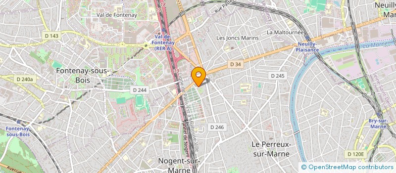 localisation de l'entreprise S.C.I. SEA CANNES  LE PERREUX-SUR-MARNE
