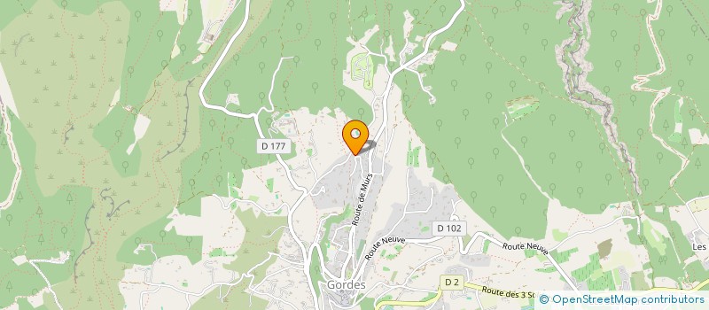 localisation de l'entreprise S.C.I.SEGURATHIS  GORDES