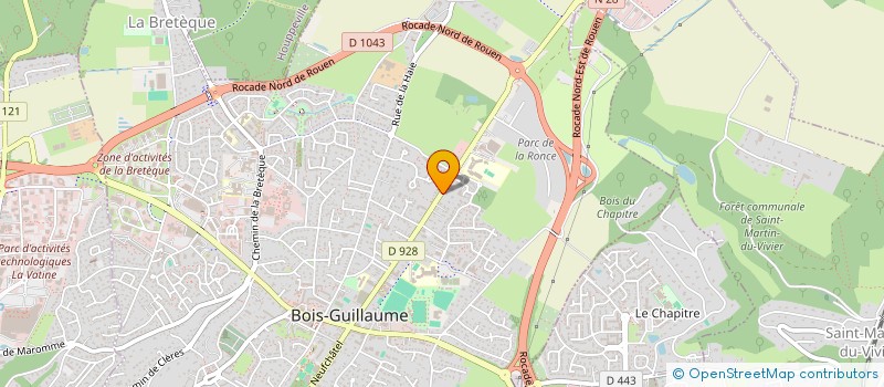 localisation de l'entreprise S.C.I SEINEMER à BOIS-GUILLAUME